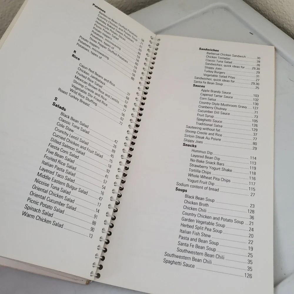 Pritikin Cookbook Delicious Healthy Meals in Minutes 1990 Spiral Bound Vintage